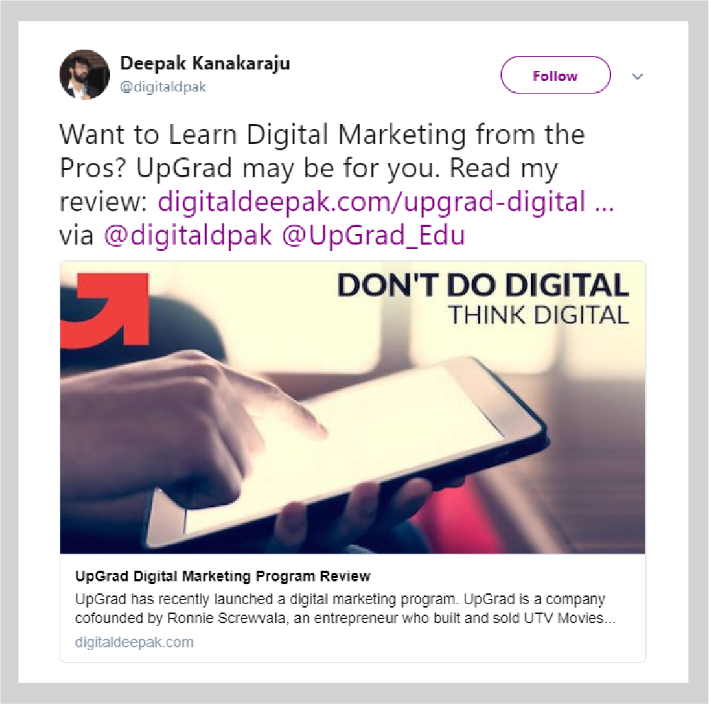 Influencer Marketing Digital Deepak On-Page & Off-Page Techniques SEO UpGrad Blog