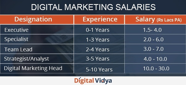 Senior Digital Marketing Manager Salary In India