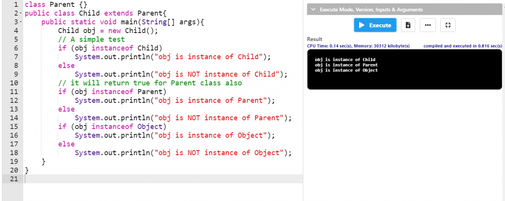 Instance of Operator in Java Explained for Beginners | upGrad blog