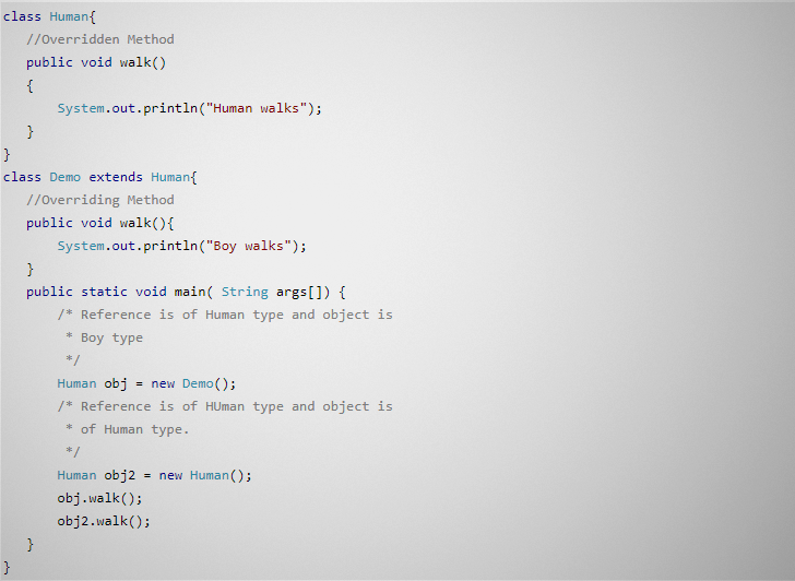 Dynamic Binding in Java | upGrad blog