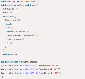 Java Program to Convert Binary to Decimal | upGrad blog